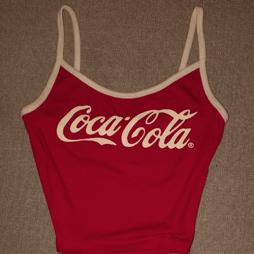 Coca Cola Red and White Tank Top